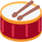 Drum emoji on Twitter